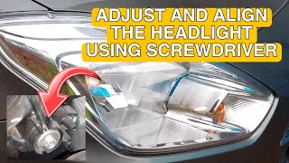 Suzuki swift car headlight adjustment | Adjust Suzuki car headlight within minutes @gadgetsprochannel