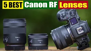 Best Canon RF lenses In 2024