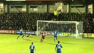 2013/14 Highlights: AFC Wimbledon 4-0 Pompey