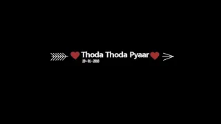 Thoda Thoda Pyaar Hua Karaoke | Easy Singing With Lyrics