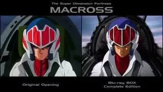 Macross Opening Video • Original & Blu-ray Edition Comparison