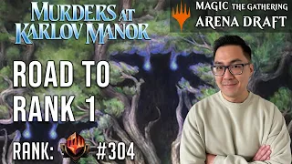 Road To Rank 1: Total Domination With Green's Best Rare | Mythic 304 | Murders at Karlov Manor Draft