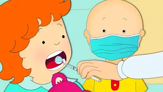 Caillou and Rosie at the Dentist | Caillou Cartoon