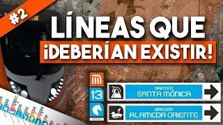 Metro línea 13 Santa Mónica - Alameda Oriente. ¡Líneas de METRO que DEBERÍAN existir #2!