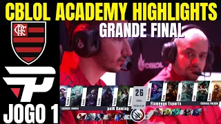 FINAL PAIN x FLA HIGHLIGHTS JOGO 1 CBLOL Academy 2022 Final paiN Academy x Flamengo Academy