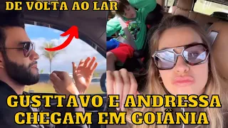 Gusttavo Lima e Andressa Suita CHEGAM em Goiânia e fazem PASSEIO juntos “nosso doce lar”