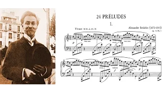 Scriabin plays his Prelude Op. 11 No. 1