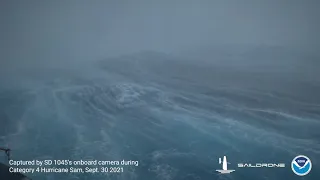 Ocean drone captures video from inside hurricane for first time