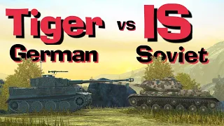 WOT Blitz Face Off || IS vs Tiger I