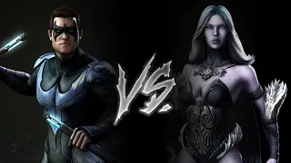 Injustice Gods Among Us - Nightwing Vs. Killer Frost (VERY HARD)