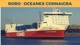 Departure of roro ship OCEANEX CONNAIGRA in Montreal (Oceanex)