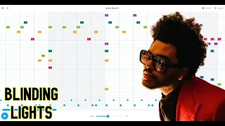 Blinding Lights by The Weeknd -but on Chrome Music Lab (Link in DESC)
