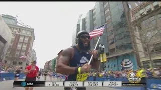 Marine Finishes Boston Marathon For Semper Fi Fund