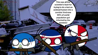 Zombie Apocalypse comic in Countryballs Ep5 (The battle begins) | LillianYT