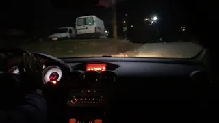 Peugeot 308 1.6 HDI POV Drive at night & Acceleration [4K]