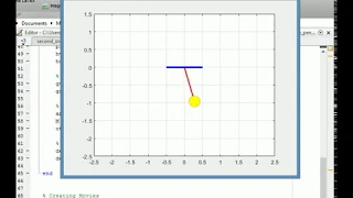 Simulation of Simple Pendulum in MATLAB