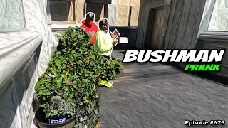 I Scared her really hard this time - Bushman Prank #673