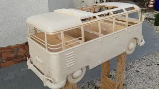 Volkswagen T1 Samba model matchstick Hungary