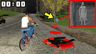 لن تصدق! هذا الطريق مسكون بالاشباح المخيفة في جي تي اي سان اندرياس | GTA San Andreas Haunted road