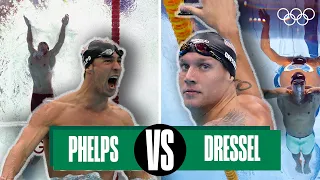 Michael Phelps 🆚 Caeleb Dressel - 100m Butterfly | Head-to-head