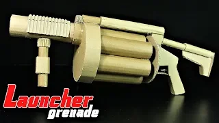 How To Make Multiple Grenade Launcher That SH00TS From Cardboard