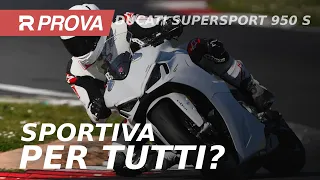 NEW Ducati SuperSport 950 S 2021 - On track test 