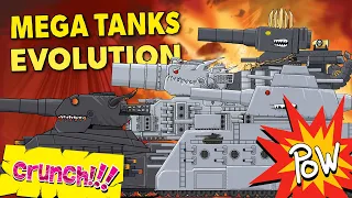Evolution of the Mega Tanks Part 1 - Cartoons about tanks
