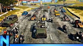 INSANE DEATH RACE AROUND THE ISLAND  - PUBG