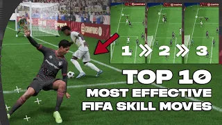 TOP 10 MOST EFFECTIVE SKILL MOVES IN FIFA23 w/ CONTROLS
