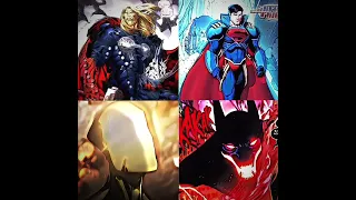 WHO IS STRONGEST RUNE KING THOR VS SUPERBOY PRIME VS BEYANDER SPIDER-MAN VS T.D.K #MARVEL#DC #Shorts