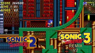 Sonic the Hedgehog 2 - Metropolis Zone Sonic 3 remix v2