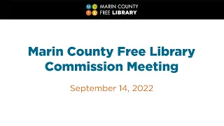 MCFL Commission Meeting - September 14, 2022