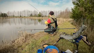 Pavasarinis METHOD FEEDERIS. Sezono atidarymas! PIRMA sezono žūklė su dugnine!