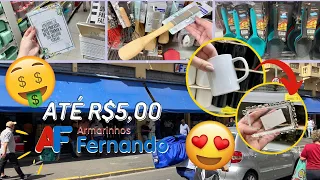 UTILIDADE DOMÉSTICA NA ARMARINHOS FERNANDO POR ATÉ R$5,00