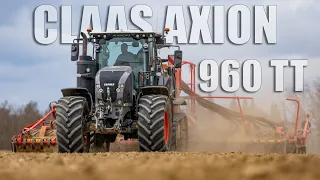 Claas Axion 960 TT and Väderstad Spirit 800S | Sowing barley 🌾🌾