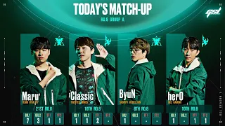 [2024 GSL Season 1] Ro.8 | Группа A: Maru, Classic, ByuN, herO