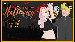 MMDナルト! - Naruto  | Naruto & Sakura - INFERNO  [Happy Halloween] (Rus sub)