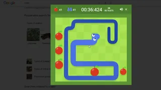 Google Snake Game Twin Mode 25 in 16.875s 50 in 52.245s (5 Apple, Standard Small) Former WR