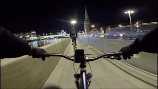 Bicycle riding in Moscow