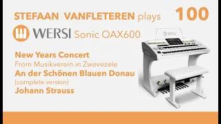 An der Schönen Blauen Donau - Complete version on Wersi Organ Sonic OAX / Stefaan Vanfleteren