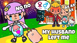 My husband left me on the street a sad story from the life of Toca life world | Toca story |