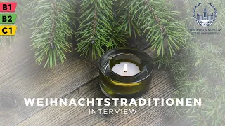 Weihnachtstraditionen.  Interview mit  Pröpstin der Evangelisch-Lutherischen KIrche