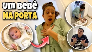 UM BEBÊ NA MINHA PORTA! 😱 *novelinha*