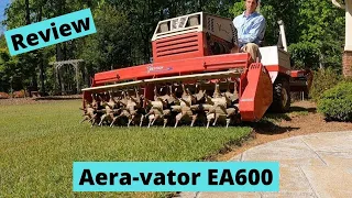 Easiest Lawn Aeration // Ventrac Aera-vator EA600 Review // Ventrac 4500Z