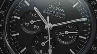 The success and pride of the American people in Switzerland. Omega speedmaster Moonwatch.