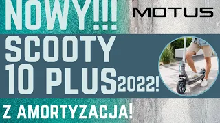 NOWY MODEL SCOOTY 10 PLUS 2022 Z AMORTYZACJĄ! + PREZENT!