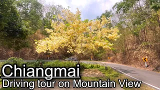 Driving tour in Chiang Mai Mountain , 40 degrees Summer , Chiangmai, Thailand