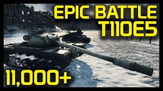 ► World of Tanks T110E5 Epic Gameplay: 11K+ Damage, 11 Kills - Beast Mode Engaged!