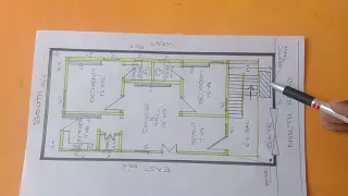 North facing Double bedroom vastu plan, vastusairam, vastu tips, Gruhavastu