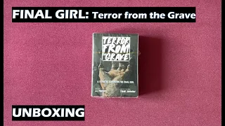 Unboxing Final Girl Terror from the Grave board game expansion